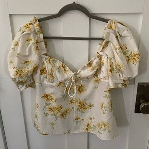 Brock Collection floral print blouse